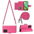 thumbnail image 2 of for Moto G Power 2023 Wallet Case RFID Blocking Card Slots Holder with Shoulder&Crossbody Strap, Magnetic Folio Kickstand Handbag Flip Phone Cover for Motorola Moto G Power 2023, Rose, 2 of 8