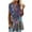 Purple, variant on IROINNID Tops For Women Casual Tunic Large Size Printed Short Sleeve Round Neck Pullover Blouse Spring
