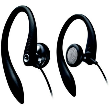 Philips Black Wired Ear Hook Headphones 1.2M Long Cable SHS3200BK