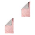 thumbnail image 4 of fastboy Dishcloth Microfiber Cloth Rags Dishes Plate Pots Bowl Tableware Non-stick Washing Towel Accessory for Kitchen Pink Coffee 2Set, 4 of 6