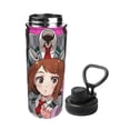 thumbnail image 2 of My Hero Academia Girls Anime Sports Insulated Water Bottles Kettle Stainless Steel Portable Cup18OZ For Travel Gym School, 2 of 8