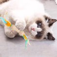 thumbnail image 5 of 2Pcs Interactive Cat Toys for Indoor Cats, Cat Ball Toy with Colorful Feathers, Cat Teeth Grinding Teeth Cleaning Toys, 5 of 5