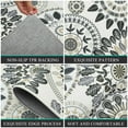thumbnail image 3 of Findosom 3pcs Boho Kitchen Rug Set, Farmhouse Kitchen Runner Rugs and Mat, Washable Non Slip Kitchen Mats Vintage Kitchen Floor Mat Carpet for Hallway Laundry Room Sink 20"x32"+20"x47"+20"x59",Beige, 3 of 9