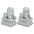 thumbnail image 2 of WHAMVOX 1 Pair of Landscaping Guardian Lion Statues Bonsai Plant Pot Sandstone Decorations, 2 of 8