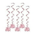 thumbnail image 2 of It's A Girl Foil Whirl Dangling Party Decorations, 2 of 2