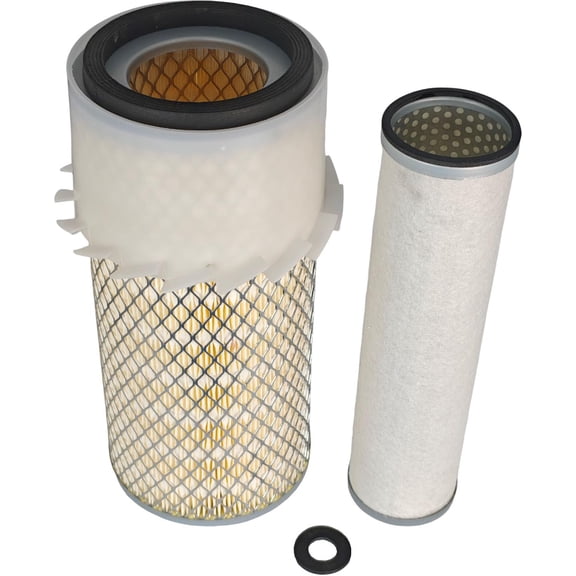 XYZIL Inner Outer Air Filter Kit 1043327M91 1043326M91 Compatible with Massey Ferguson 20C 230 235 245 Primary Secondary Engine Tractor
