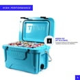 thumbnail image 3 of Nevera Dura Titan Hard Ice 20L (30 Latas) con Microban Azul, 3 of 6