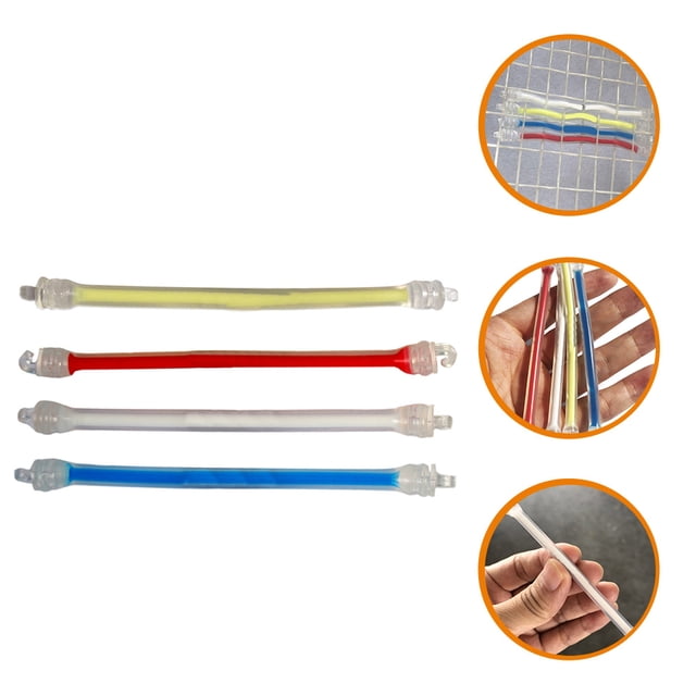 HEALEEP 4Pcs Silicone Tennis Racket Dampener for Shock Absorption Improved Control Assorted Colors