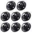 thumbnail image 1 of KAIYANG 8 ruedas autoadhesivas de 1 pulgada para muebles, ruedas giratorias de perfil bajo para contenedores de almacenamiento de electrodomésticos pequeños, 1 of 5