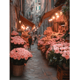 thumbnail image 1 of Qisvanset 12x16 Inch 2D Flat Framed Canvas Art, Doxology Vintage Flower Market Baptism Aesthetic Religious Wall Decor, 1 of 5