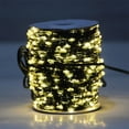 thumbnail image 3 of 50M 100M LED String Lights Silver Wire Fairy Lights Garland For Outdoor New Year Christmas Party Street Home Tree Decoration, 3 of 5