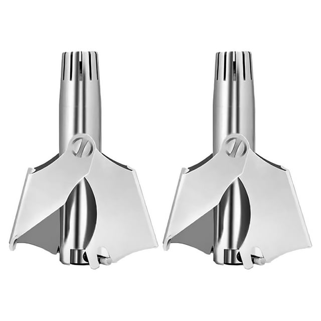 Miangastore 2 Pcs Épilation pour Hommes en Acier Inoxydable avec Coupe Sécuritaire Design Compact
