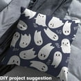 thumbnail image 2 of jejeloiu Kawaii Halloween Ghost Fabric by the Yard 3 Yards,Trick Or Treat Sewing Fabric,Sky Blue White Fabric for Sewing For Teens Girl,Super Cozy Room Decor, 2 of 6