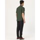thumbnail image 5 of Camisa cargo para hombre, manga corta, ajuste regular, con botones, camisas de safari con bolsillos Verde S, 5 of 6