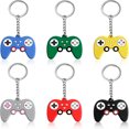 thumbnail image 1 of Paquete de 6 llaveros de juego, llavero de juego, relleno de bolsa de fiesta de juego, controlador de videojuego, llavero de videojuego, llaveros, dijes colgantes de mango de juego para, 1 of 7