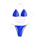 thumbnail image 3 of Traje de baño de 2 piezas para mujer, trajes de baño para mujer, bikini con cordón ajustable Love para mujer, 3 of 6