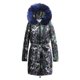 thumbnail image 1 of Chaqueta de algodón con capucha de estilo vintage con estampado grande de longitud media cálida de invierno para mujer Fridja BV0+2939, 1 of 7