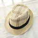 thumbnail image 5 of Circunferencia del sombrero de 56-58 cm, sombreros de paja para hombres y mujeres, sombreros de ala corta, sombreros de jazz retro de verano, sombreros de protección solar, 5 of 5