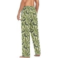 thumbnail image 5 of FREEAMG Green Lizard Chameleon Pattern Men's Pajama Pants Sleepwear Lounge Pajama Bottoms, 5 of 6