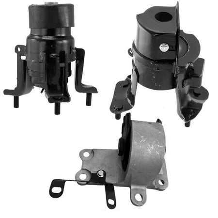 4M Auto Parts Hydraulic Rear Front Engine Mounts & Left Transmission Mount 3PCS Part Numbers. 10140 10134 10145