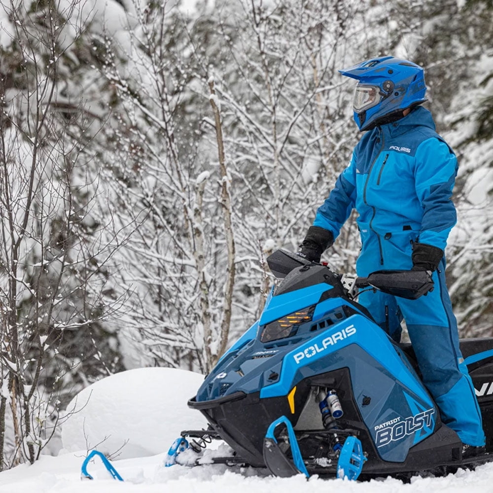 店内商品がすべてレジにて半額！！ TECH54 Men's Polaris Backcountry Blue Monosuit Snowmobile アート/エンタメ