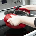 thumbnail image 4 of T-fal Flexible Waffle Silicone Pot Holders, Set of Two, Red, 4 of 4