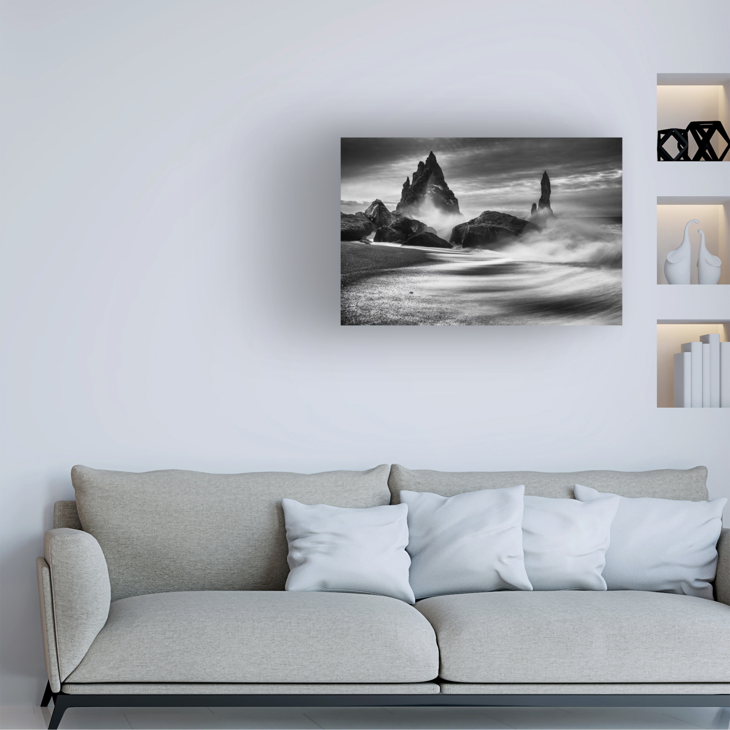 Philip Eaglesfield 'Iceland Rocks' Canvas Art