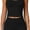 Black, variant on AEXTO Two Piece Workout Sets For Women Spaghetti Straps Tank Top and High Waist Booty Lifting Shorts Gym Yoga Active Outfits