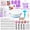 Purple, variant on EASHZMFYTBF Cake Decorating Supplies Kit Tools 356pcs, Baking Accessories With Cake Turntable, Pastry Piping Bag, Piping Icing Tips For Beginners,Blue
