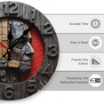 thumbnail image 2 of Wall Clock Decorative - Rustic Wooden Cabin Print 2D Vintage Wall Clocks Battery Operated Silent Non-Ticking for Bedroom, Living Room, Kitchen, Office, Classroom, 10 Inch, 2 of 7