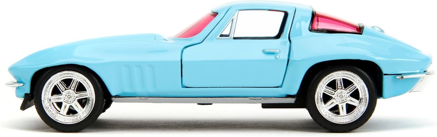 Chevrolet 1/32 1966 Corvette Children Vehicle Toys Jada 1⁄32 Pink Slips 1966 Chevy Corvette Diecast Car | Toys\u201dR\u201dUs