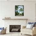 thumbnail image 2 of Stupell Industries Palm Trees Near Beach Nature Photography Black Floater Framed Art Print Wall Art, 25 x 31, 2 of 9