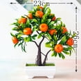 thumbnail image 5 of Dengjunhu Artificial Potted Fruit Tree Bonsai, Faux Mini Plastic Fruits Plants for Home Wedding Party Bonsai Decor Fake Green Pot Flowers Ornaments, 5 of 6