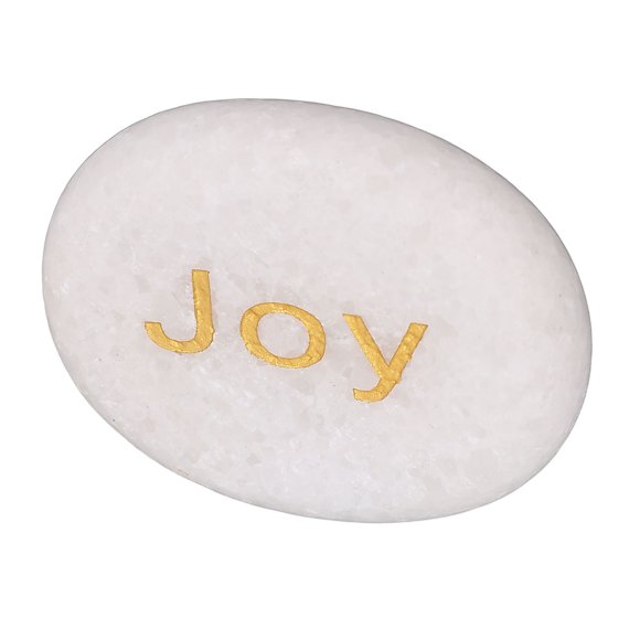 Encouragement Stone, Inspirational Marble Rock with Postive Words Engraved, Bulk Faith Zen Gratitude Healing Stone, Motivated Stone Amulets Motivational Decoration for Prayer