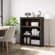 thumbnail image 5 of Qinaqin Marrón 40 Inch Alto Farmhouse de Profundidad Madera Bookcase con 3 Niveles Almacenamiento Shelves para Living Sala y Oficina en Casa, 5 of 7