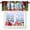 Christmas-red Green_4, variant on Christmas Curtain Kitchen Valances for Windows,Red Xmas Tree Bear Deer Farmhouse Mountain Valance Window Treatments for Kitchen 54x18 Inch