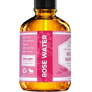 Leven Rose Organic Rose Water, 4 Fl Oz