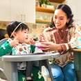 thumbnail image 4 of Cosco Kids Canteen Toddler and Baby High Chair, Mono Grey, 4 of 14
