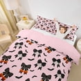 thumbnail image 3 of Homewish Spooky Pumpkin Ghost Twin Duvet Cover for Women, Cute Coquette Halloween Bow Twin Bedding, Pink Reversible, 2 Pieces, 1 Duvet Cover and 1 Pillowcase, 3 of 6
