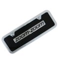 thumbnail image 1 of Mazda Zoom Zoom Mini License Plate Kit (Chorme on Black), 1 of 3