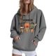 thumbnail image 1 of Ailaofu Womens Halloween Sweatshirt Cute Graphic Crewneck Pullover Printed Long Sleeve Fall Outfits Sweatshirts, 1 of 4