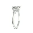 thumbnail image 4 of 2 Carat IGI Certified Cushion Shape Lab Grown Diamond Engagement Ring | 14K White Gold |Amore Side Stone Lab Diamond Ring | FG-VS1-VS2 Quality Friendly Diamonds, 4 of 5