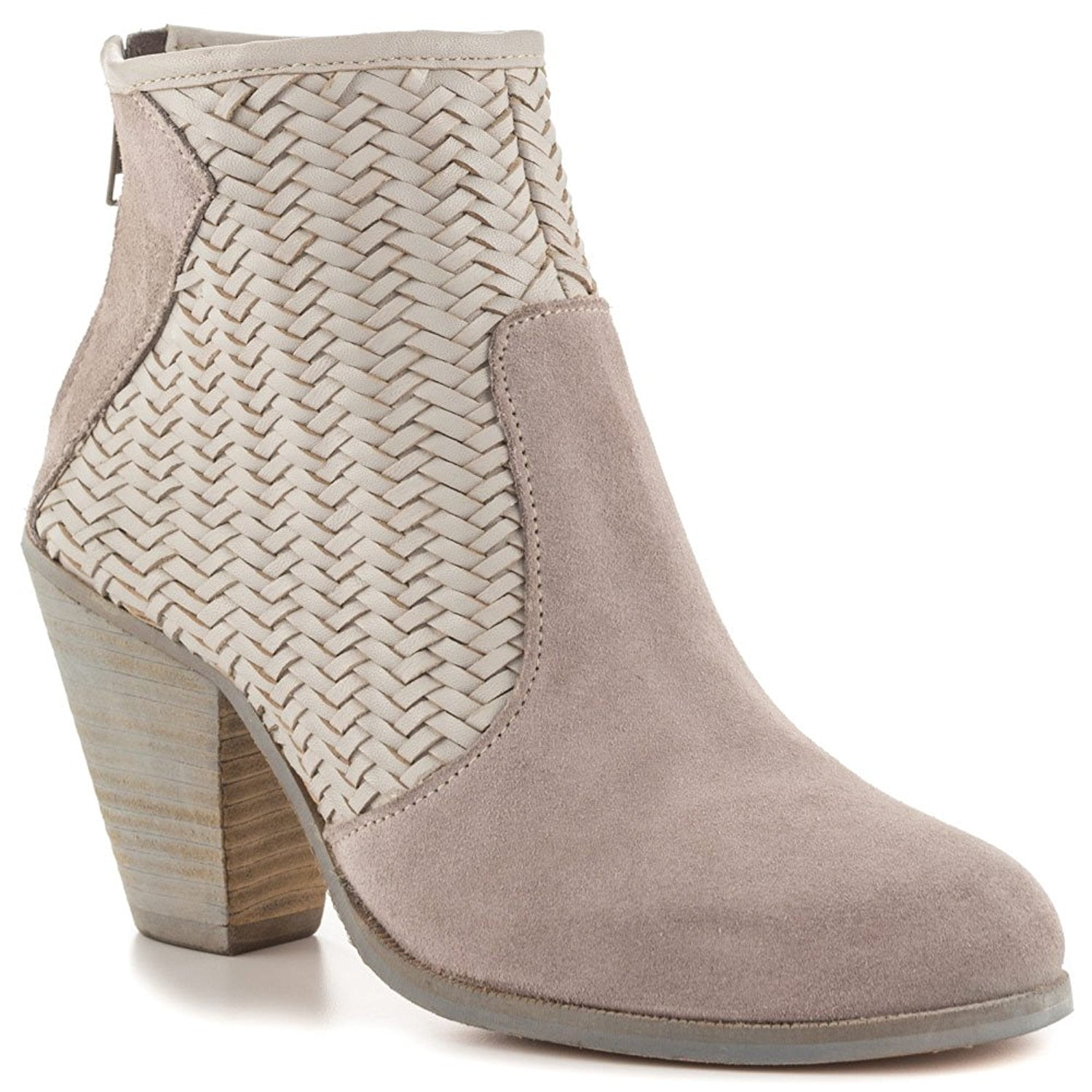 diba true block heel booties