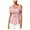 Pink - foxglove, variant on Jamie & Layla Womens Cold Shoulder Graphic T-Shirt, Pink, Large