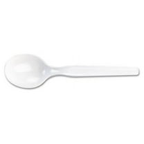 Plastic Cutlery Heavy Mediumweight Soup Spoon, 100/Box
