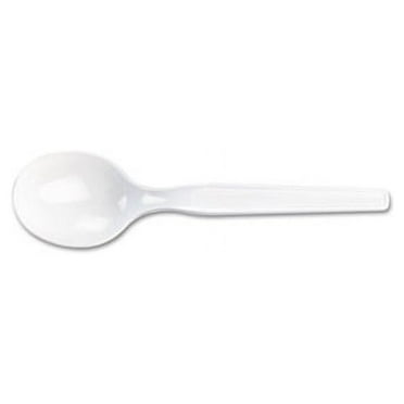 Plastic Cutlery Heavy Mediumweight Soup Spoon, 100/Box