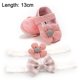 thumbnail image 2 of Zapatillas para bebés, niños y niñas, botines de lana acogedores, calcetines cálidos de fondo suave con dibujos animados, zapatos de cuna para recién nacidos, rosa, 13cm, 2 of 8