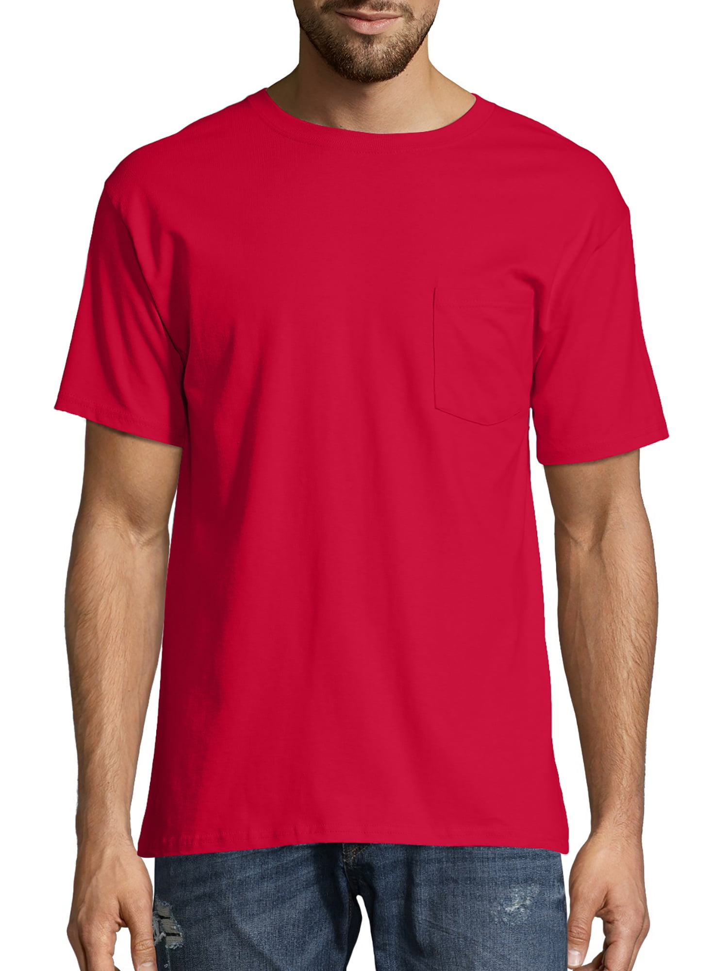 Buy Hanes Men s Short Sleeve Pocket Tee Online Kuwait Ubuy