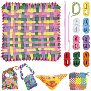 PREBOX Weaving Loom Kit Toys for Kids and Adults, Potholder Loops Crafts for Girls Ages 6 7 8 9 10 11 12, 7 Pot Holder Loom