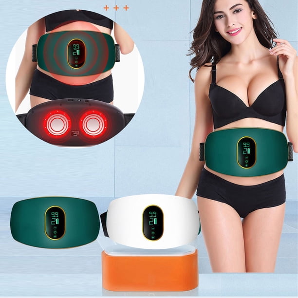 XWSHYW Aparatos Electrónicos Cinturón de Masaje, Equipo de Fitness para Uso Doméstico, Instrumento de Amasado Abdominal, Dispositivo para Calentar El Útero